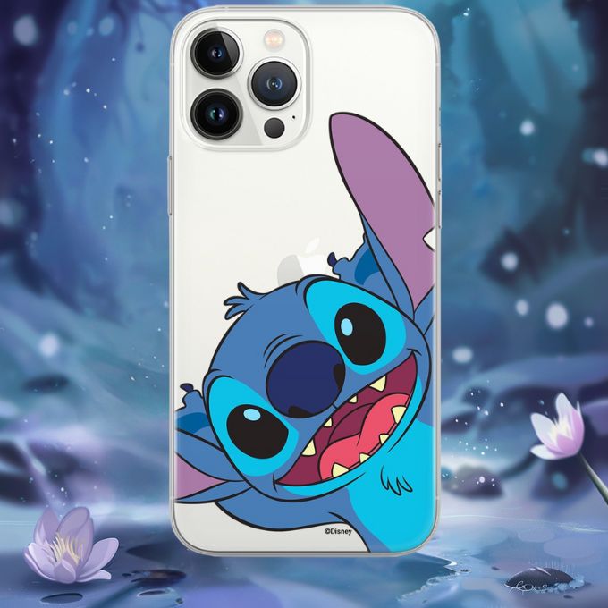 Husa de Protectie Silicon Disney Stich Transparenta Iphone 14 Pro Max Originala - 4 | YEO